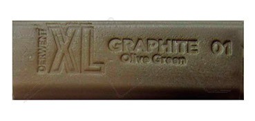 DERWENT XL GRAPHITE BLOCK OLIVE GREEN NO. 1