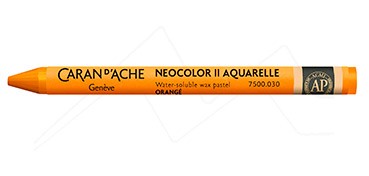 CARAN D’ACHE NEOCOLOR II WATERCOLOUR CRAYON ORANGE 030