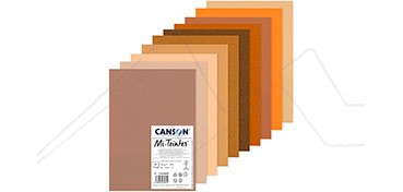 CANSON MI-TEINTES PACK 160 G 10 SHEETS EARTH TONES