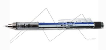 TOMBOW MONO GRAPH MECHANICAL PENCIL 0.5 MM BLACK-WHITE-BLUE BARREL