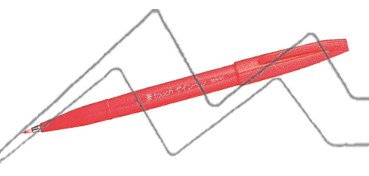 PENTEL TOUCH SIGN PEN PINSELSPITZE RED