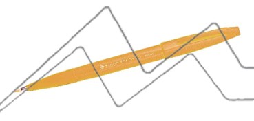 PENTEL TOUCH SIGN PEN PINSELSPITZE YELLOW