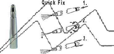 QUICK FIX END PIECE WITH NEEDLE POSITION MEMORY FUNCTION FOR EVOLUTION H123663