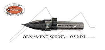 BRAUSE ORNAMENT NIBS FOR TITLES 0.5 MM