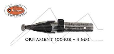BRAUSE ORNAMENT NIBS FOR TITLES 4 MM