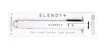 SEED SLENDY PLUS ULTRA THIN-STEEL ERASER HOLDER 2.2 MM CHROME
