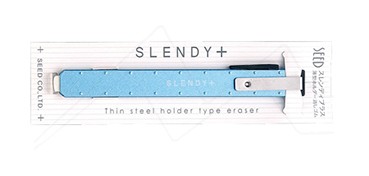SEED SLENDY PLUS ULTRA THIN-STEEL ERASER HOLDER 2.2 MM BLUE