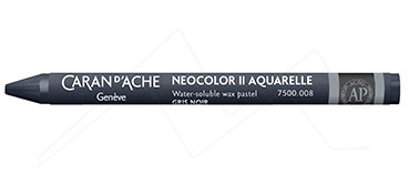 CARAN D´ACHE NEOCOLOR II WATER-SOLUBLE WAX PASTEL GREYISH BLACK 008