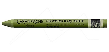 CARAN D´ACHE NEOCOLOR II WASSERVERMALBARE WACHSPASTELLE OLIVE 249