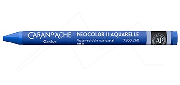 CARAN D´ACHE NEOCOLOR II WASSERVERMALBARE WACHSPASTELLE BLUE 260