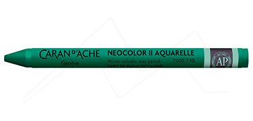 CARAN D´ACHE NEOCOLOR II WASSERVERMALBARE WACHSPASTELLE PHTHALOCYANINE GREEN 710