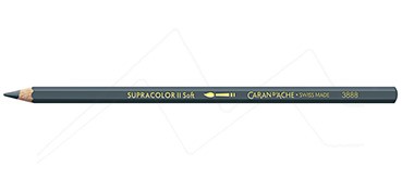 CARAN D´ACHE SUPRACOLOR SOFT WATER-SOLUBLE PENCIL GREYISH BLACK 008