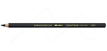 CARAN D´ACHE SUPRACOLOR SOFT WATER-SOLUBLE PENCIL IVORY BLACK 496