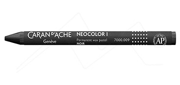 CARAN D´ACHE NEOCOLOR I WASSERFESTE WACHSPASTELLE BLACK 009