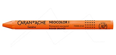 CARAN D´ACHE NEOCOLOR I WATER-RESISTANT WAX PASTEL FLAME RED (BP) 050