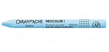 CARAN D´ACHE NEOCOLOR I WATER-RESISTANT WAX PASTEL LIGHT COBALT BLUE (HUE) (BP) 661