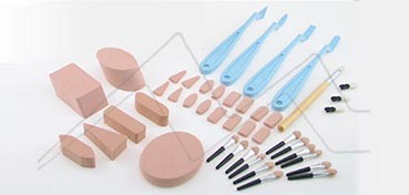 PANPASTEL SOFFT TOOLS COMBINATION SET (SPONGES - SPATULAS - APPLICATOR AND SPARES)