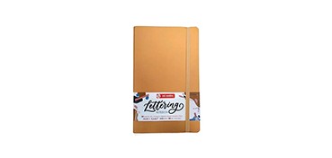 ART CREATION NOTEBOOK LETTERING GOLD 140 G - 80 SHEETS