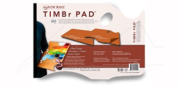 NEW WAVE TIMBR PAD DISPOSABLE PAPER PALETTE HAND HELD MODEL 50 SHEETS