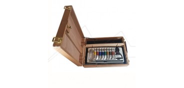 95pc Wood Box Easel Painting Set - Oil, Acrylic, Watercolor Colors