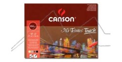 CANSON MI-TEINTES TOUCH BLOCCO 12 FOGLI 350 G - 4 COLORI ASSORTITI