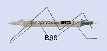 COPIC CIAO MARKER PALE BLUE GREY B60