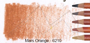 DERWENT DRAWING PENCIL MARS ORANGE 6210