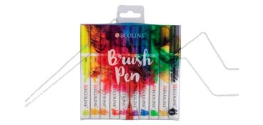 ECOLINE BRUSH PEN SET WITH 10 ASSORTED COLOURS