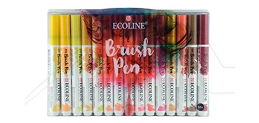 ECOLINE BRUSH PEN SET WITH 30 ASSORTED COLOURS