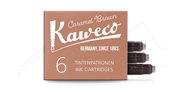KAWECO INK CARTRIDGES CARAMEL BROWN