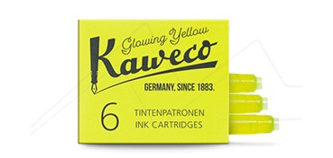 KAWECO INK CARTRIDGES GLOWING YELLOW