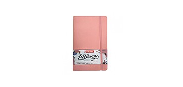 ART CREATION LETTERING NOTEBOOK PINK 140 G 80 SHEETS