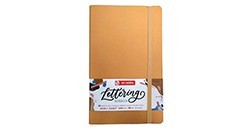 ART CREATION NOTEBOOK LETTERING DORADO 140 G - 80 HOJAS