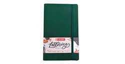 ART CREATION LETTERING NOTEBOOK GREEN 140 G 80 SHEETS