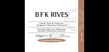 CANSON INFINITY BFK RIVES PAPER ROLL 310 G 100% COTTON