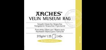CANSON INFINITY ARCHES VELIN MUSEUM RAG 100% BAUMWOLLE 315 G