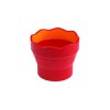 FABER-CASTELL CLIC & GO VASCHETTA LAVAPENNELLI - ROSSA