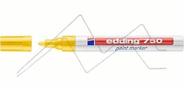 EDDING 750 OPAQUE INK PERMANENT PAINT MARKER WITH ROUND NIB YELLOW