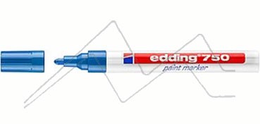 EDDING 750 OPAQUE INK PERMANENT PAINT MARKER WITH ROUND NIB BLUE