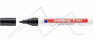 EDDING 750 OPAQUE INK PERMANENT PAINT MARKER WITH ROUND NIB BLACK
