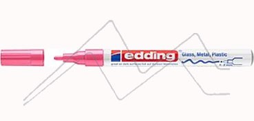 EDDING 751 OPAQUE INK PERMANENT PAINT MARKER WITH ROUND NIB METALLIC PINK