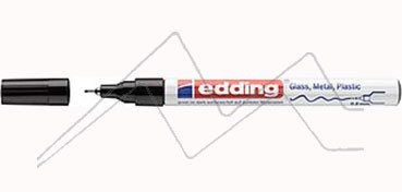 EDDING 780 OPAQUE GLOSS INK PERMANENT PAINT MARKER WITH ROUND NIB BLACK