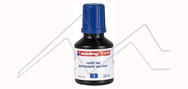 EDDING T25 REFILL INK PERMANENT MARKER BLUE