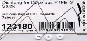 SEAL CONSISTING OF PTFE FOR NOZZLE H123180