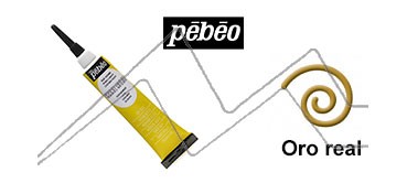 PEBEO CERNE RELIEF RELIEFPASTE TUBE KING GOLD