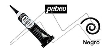 PEBEO CERNE RELIEF OUTLINER TUBE BLACK