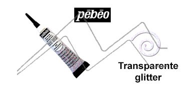 PEBEO CERNE RELIEF OUTLINER TUBE TRANSPARENT GLITTER
