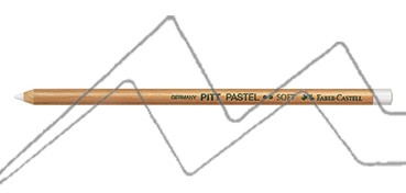 FABER-CASTELL PITT PASTELLSTIFT WHITE NR. 101 SOFT