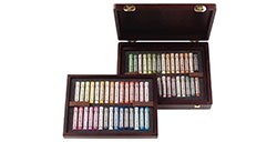 REMBRANDT SCATOLA LEGNO PASTELLI 60 COLORI RITRATTO