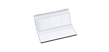 HOLBEIN EMPTY ALUMINIUM FOLDING PALETTE FOR WATERCOLOUR 35 WELLS REF 1130-200